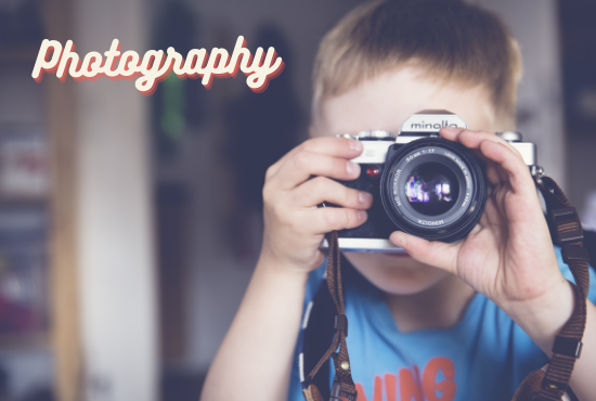 Freelancing for kids, photography