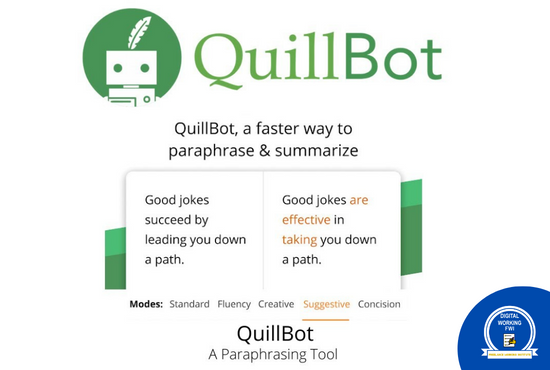 Quilbot - Best AI paraphrasing tool, Best Ai content writing tool