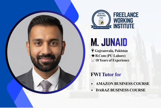 Amazon Business Course, daraz business Course tutor at FWI