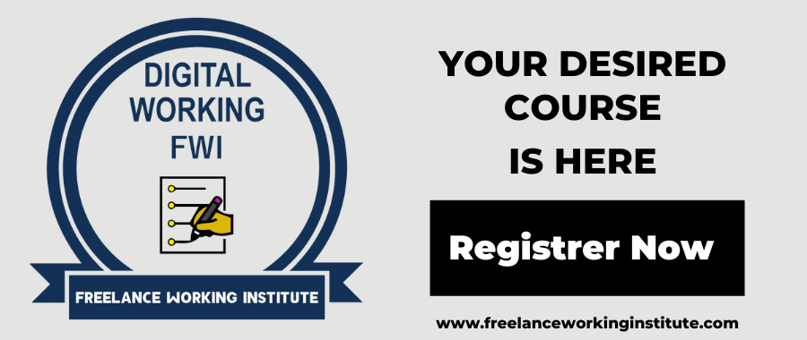 registration in online courses, online freelancing courses