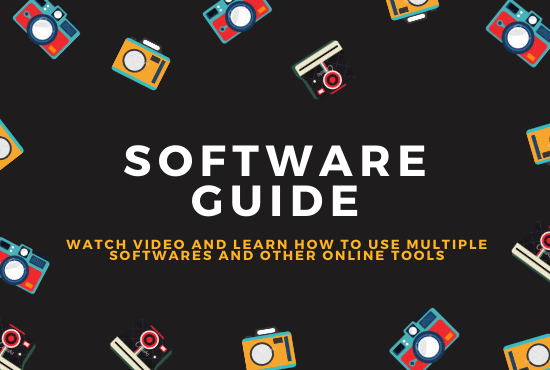 Software Guide. how to use different tools